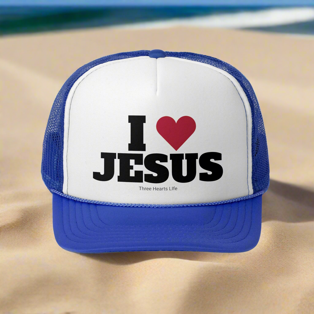 I Love Jesus Trucker Hat