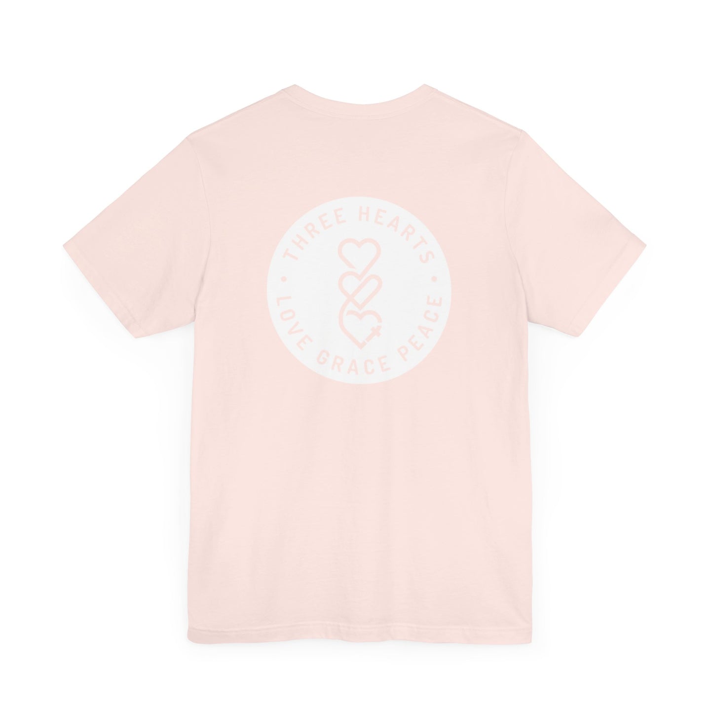 Three Hearts Love Grace Peace Unisex T-Shirt