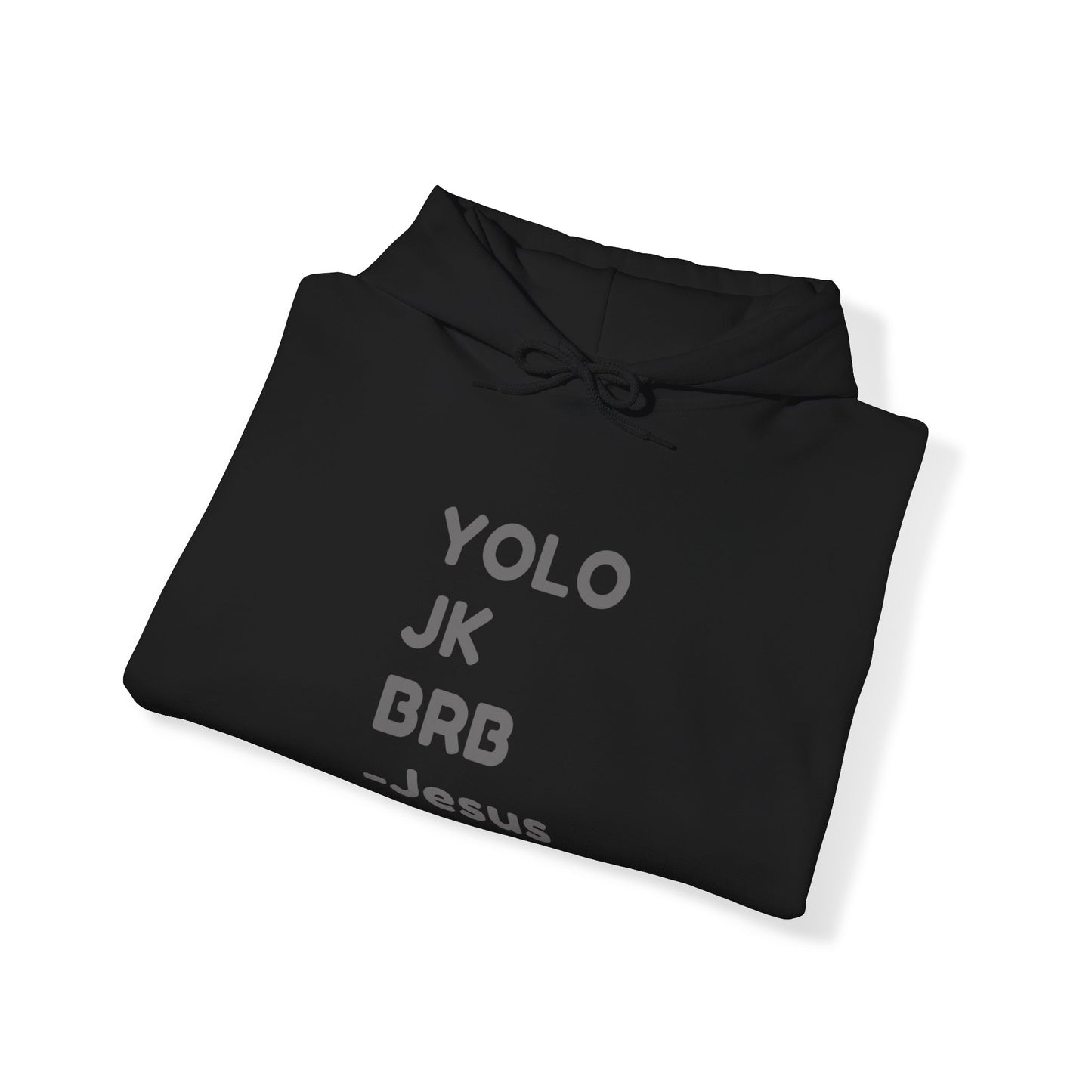 YOLO Hooded Sweatshirt - Neutral Colors