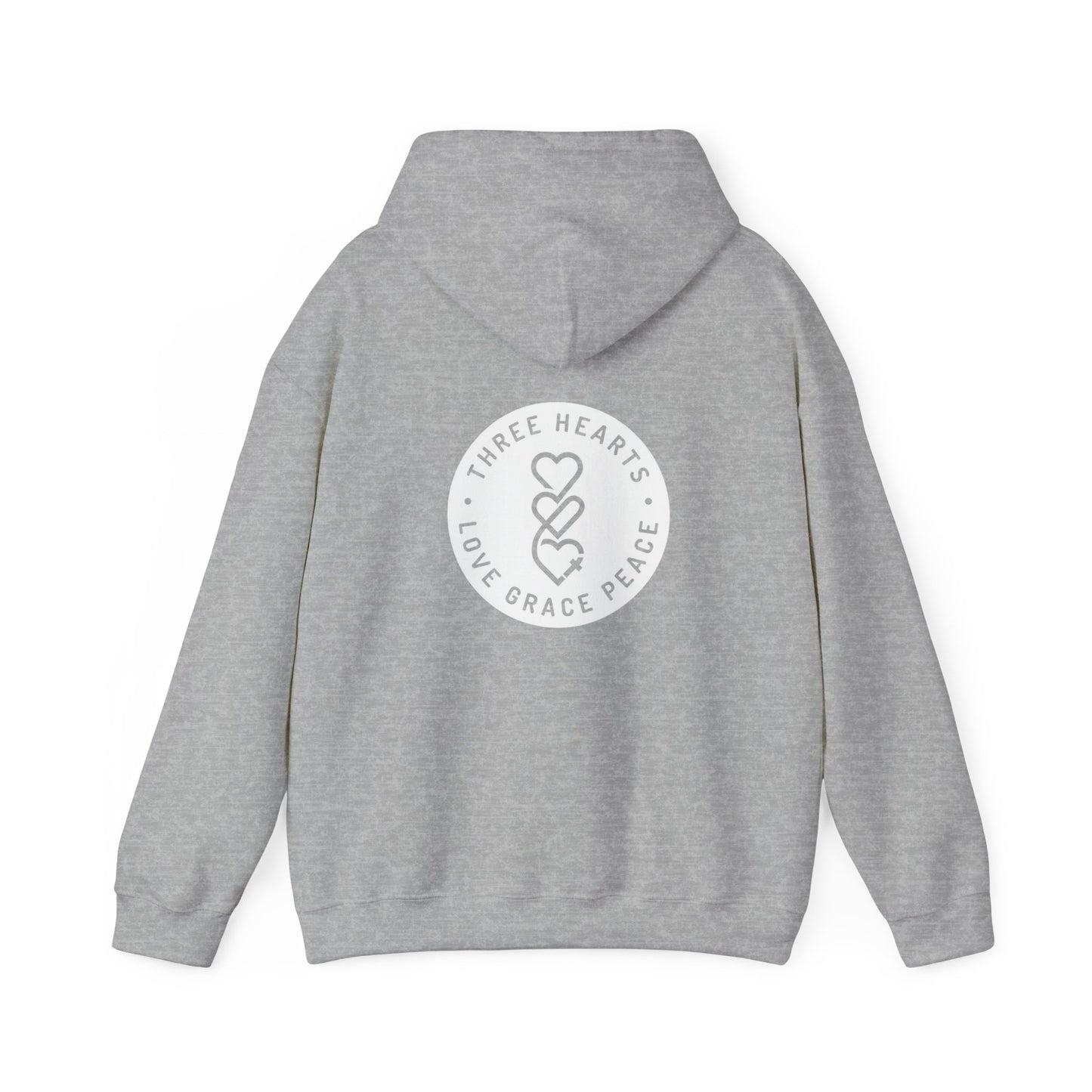 Three Hearts Logo Hooded Sweatshirt