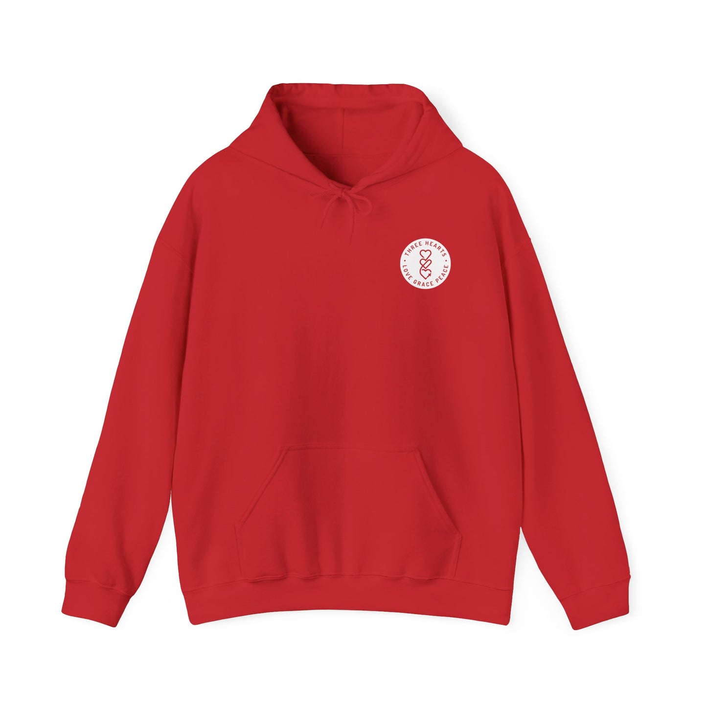 Three Hearts Logo Hooded Sweatshirt