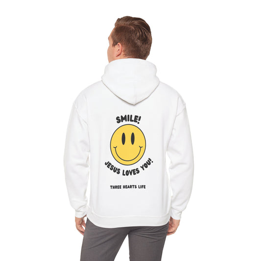 Smile! Jesus Loves You Hooded Sweatshirt