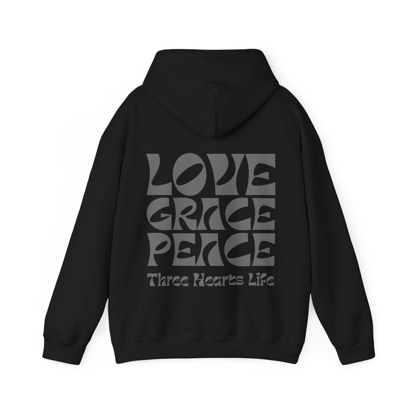 Love Grace Peace Colors Hooded Sweatshirt