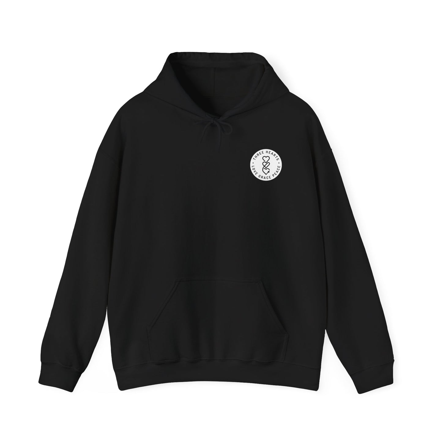 Three Hearts Logo Hooded Sweatshirt