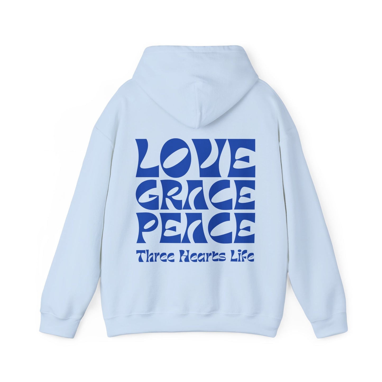 Love Grace Peace Colors Hooded Sweatshirt