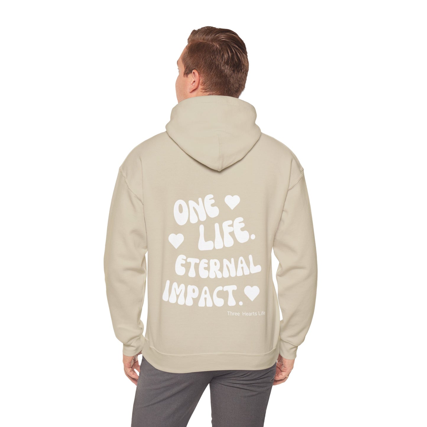 One Life. Eternal Impact. Hooded Sweatshirt