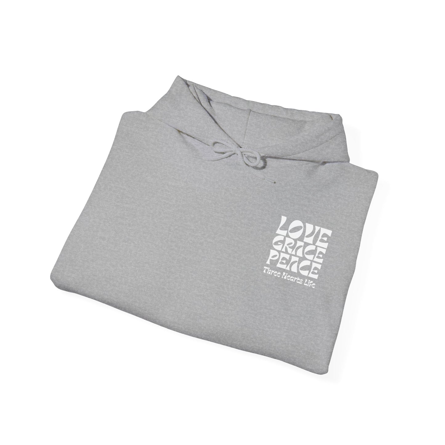 Love Grace Peace Colors Hooded Sweatshirt