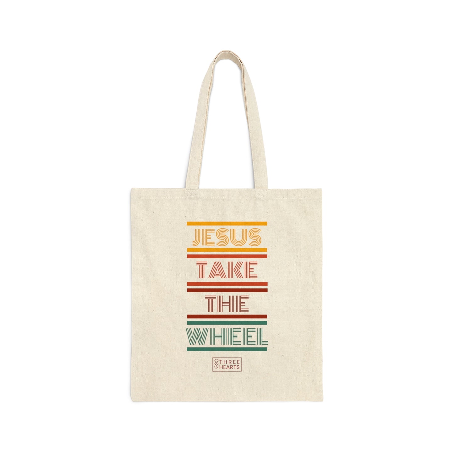 Jesus Take the Wheel Tote Bag