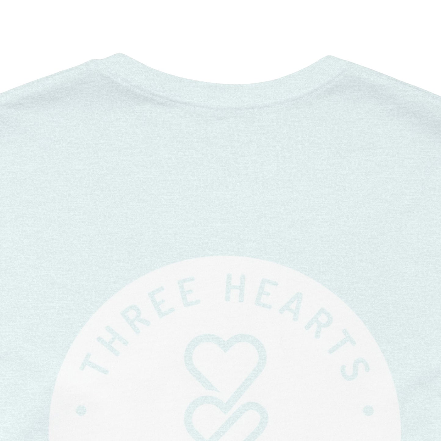 Three Hearts Love Grace Peace Unisex T-Shirt