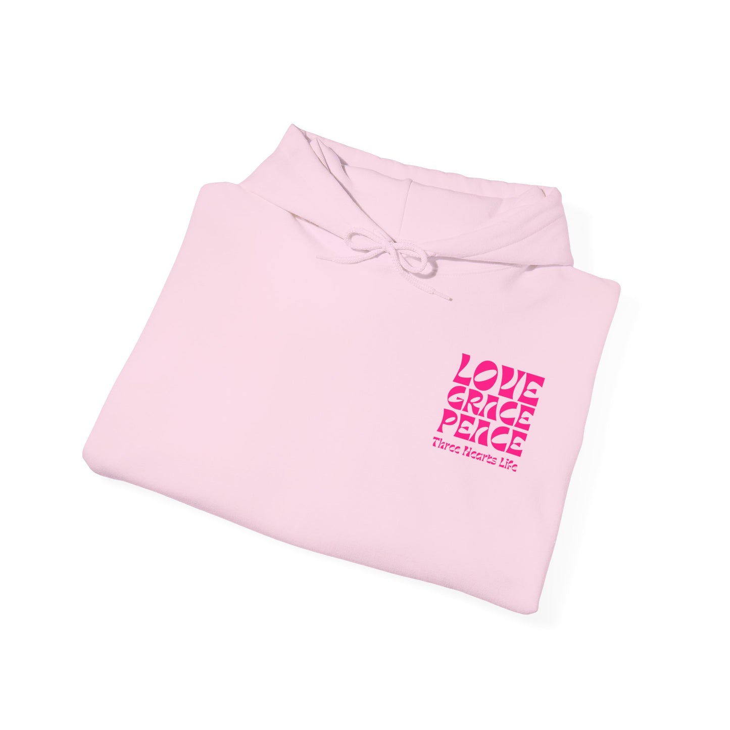 Love Grace Peace Colors Hooded Sweatshirt