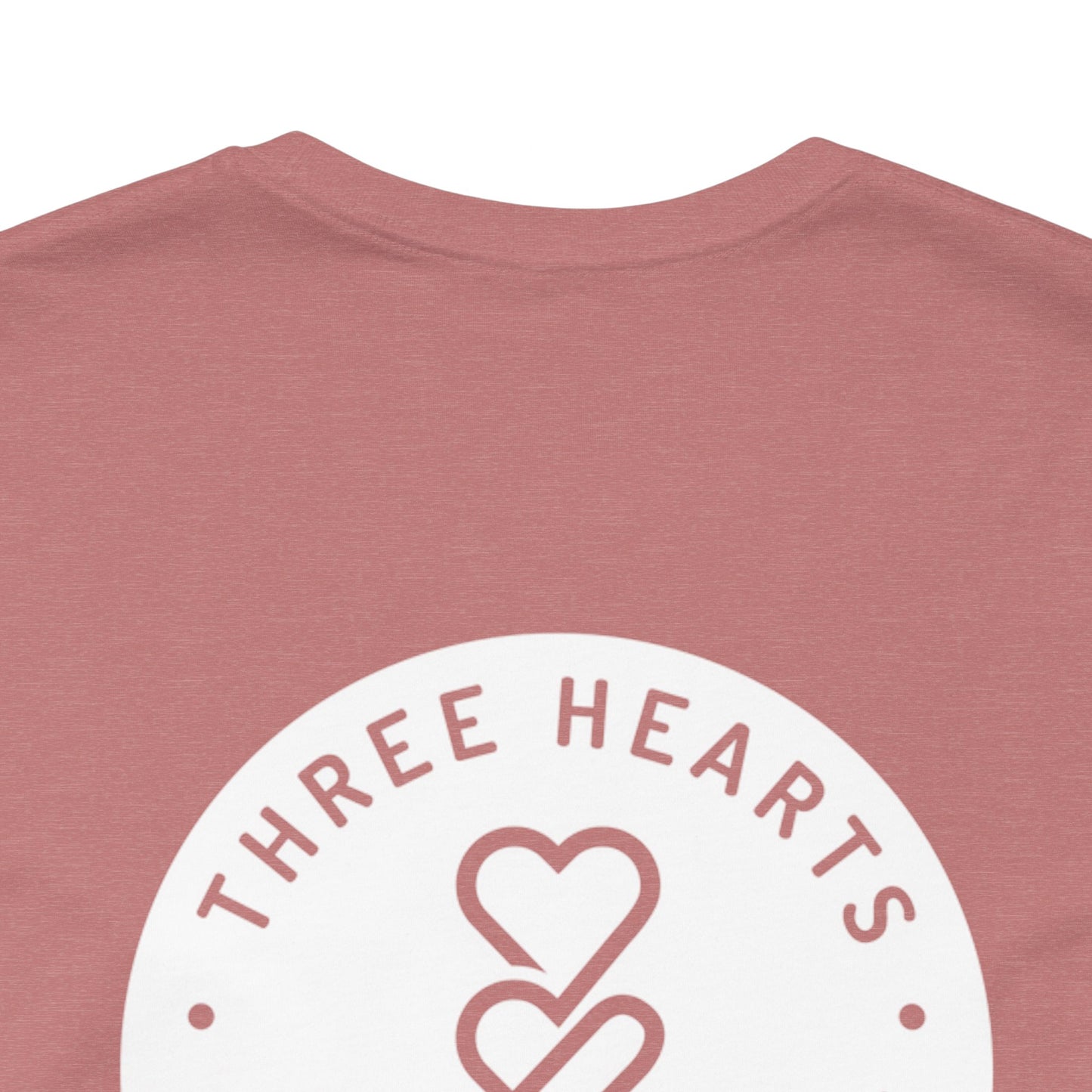 Three Hearts Love Grace Peace Unisex T-Shirt