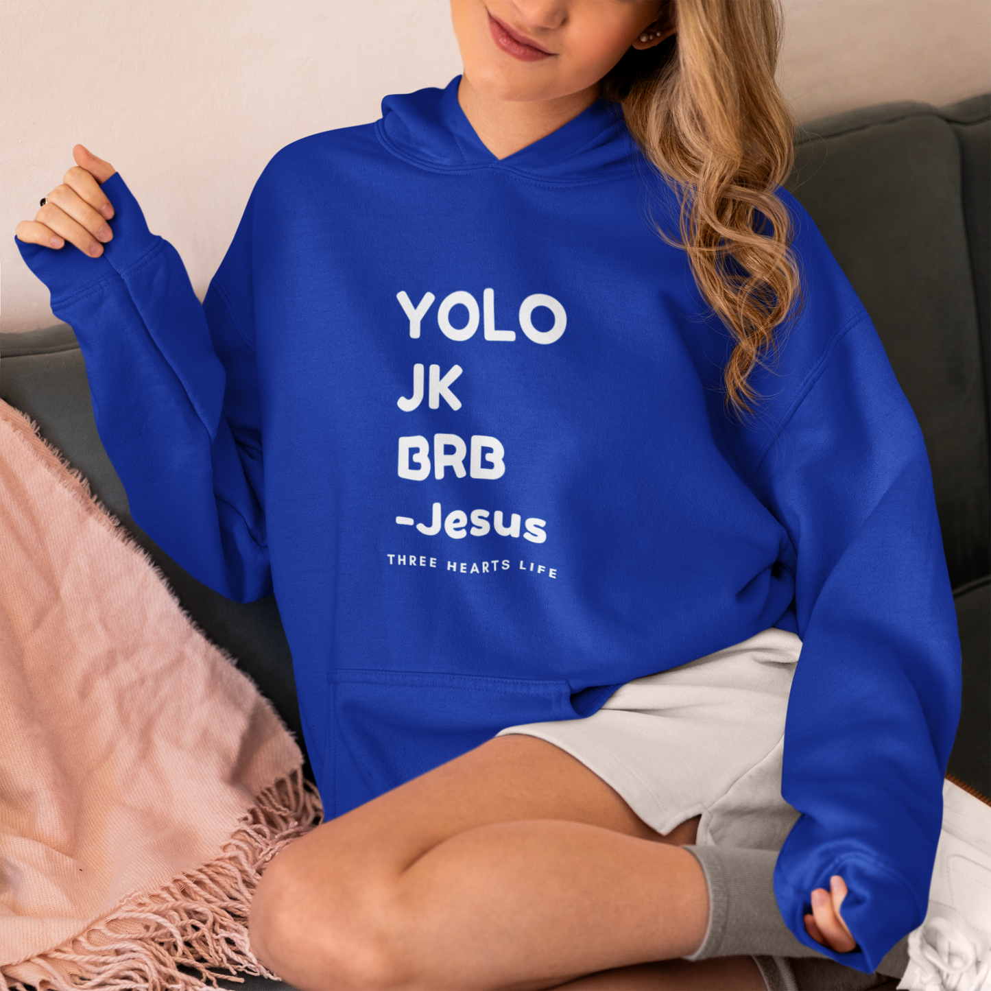 YOLO Hooded Sweatshirt - Bright Colors
