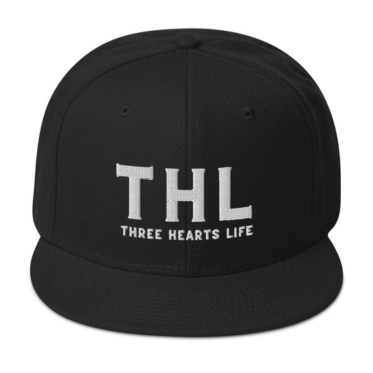THL Solid Embroidered Snapback Hat